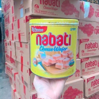 [Mã 44FMCGSALE1 giảm 0.1 đơn 250K] Bánh Nabati Cheese Wafer hộp thiếc 350g