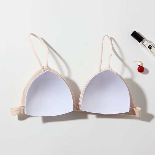Áo Lót Bralette Cotton Mịn Dây Mảnh Chun Sau Lưng B241