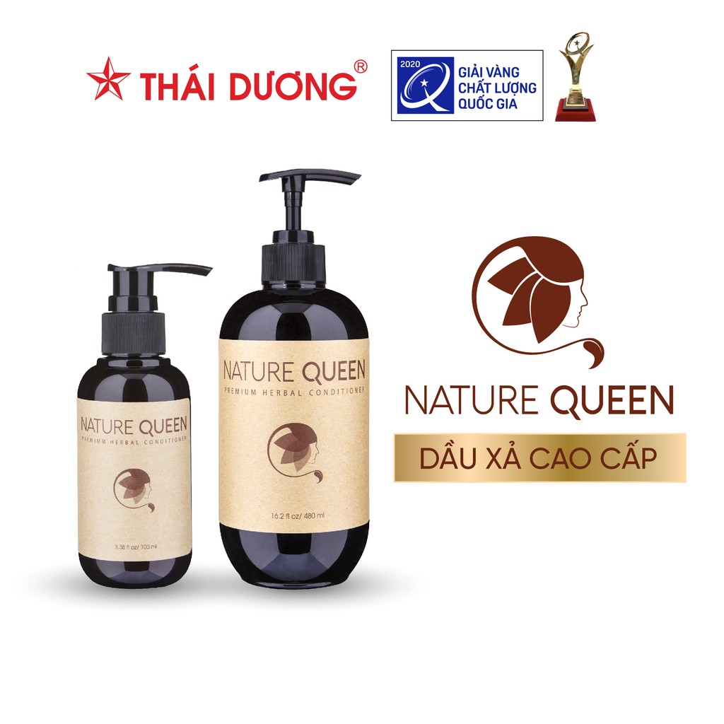 Dầu xả dược liệu Nature Queen - Sao Thái Dương 100ml / 480ml