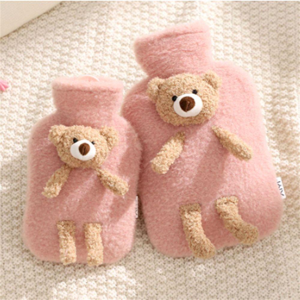 GOGOUP Bình Đựng Nước Nóng 1000ml Chống Rò Rỉ Có Thể Tái Sử Dụng Hình Gấu Nhồi Bông