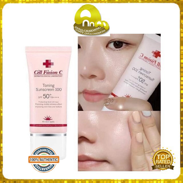 [HÀNG HỊN BILL HÃNG]  Kem Chống Nắng Cell Fusion C Toning Sunscreen100 Nâng Tone Dưỡng Da Làm Đẹp Mịn Màng Cam Kết Chính | BigBuy360 - bigbuy360.vn