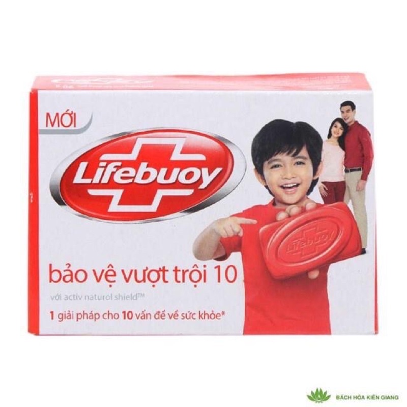 Bánh Xà phòng tắm, rửa tay Lifebuoy 90g sạch khuẩn số 1 thế giới