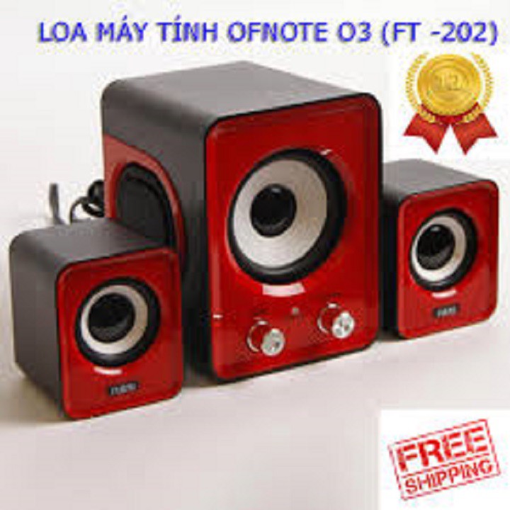 Loa Nghe Nhạc FT202 chính hãng loa Bass Có Dây Dùng Cho Máy Tính PC Và Laptop Thiết Kế Sang Trọng Để Bàn Siêu Đẹp
