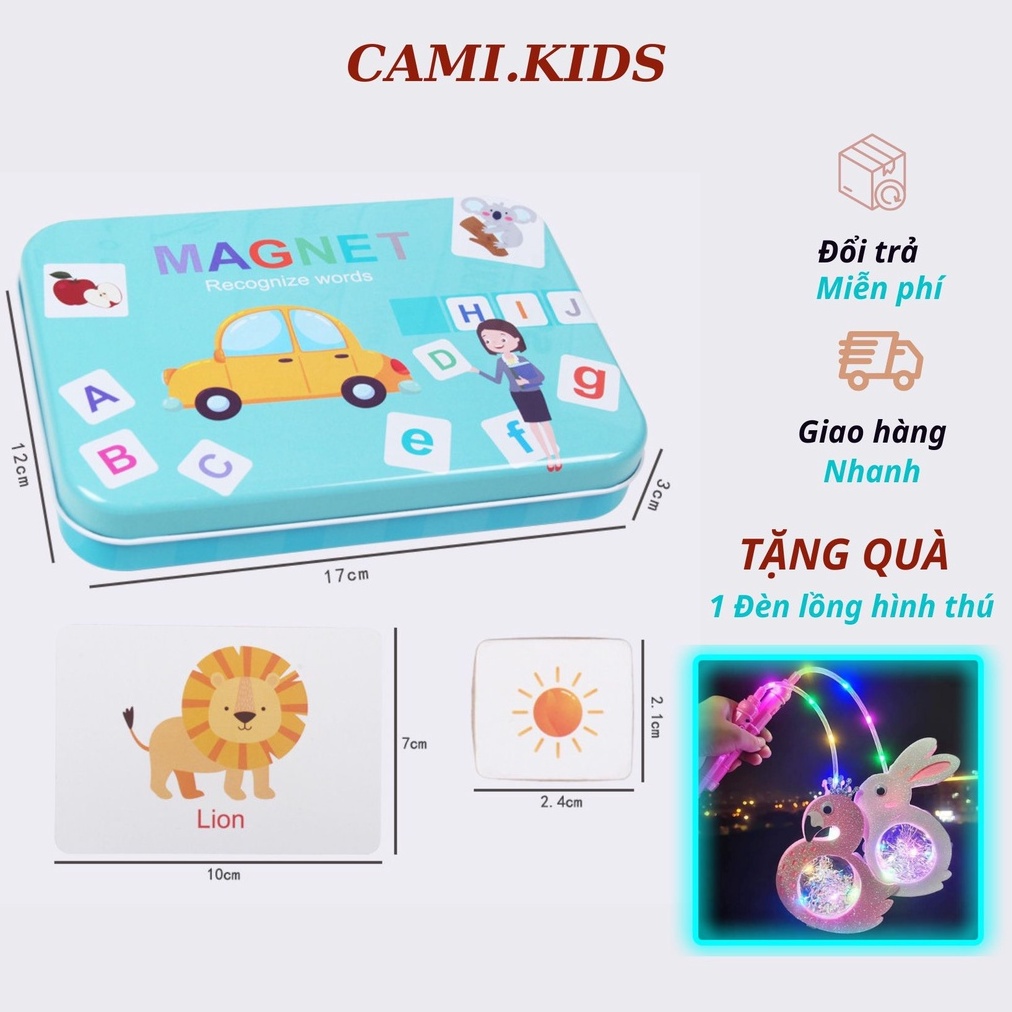 Đồ Chơi Bảng Chữ Cái Ghép Hình Nam Châm,Xếp Hình Đánh VầnTiếng Anh Các Sự Vật Quen Thuộc Giáo Dục Sớm Cho Bé