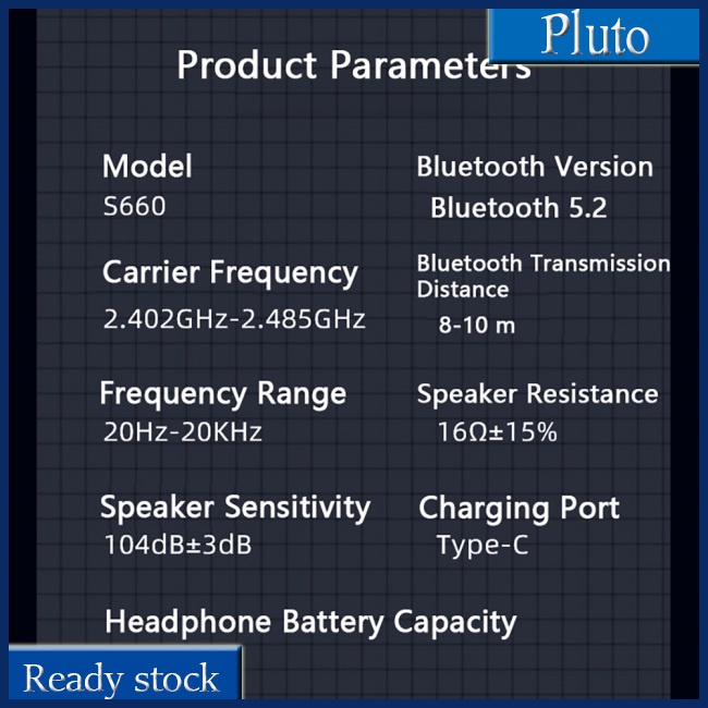 Mới Tai Nghe Không Dây S660 Tws Kết Nối Bluetooth 5.2 Có Thể Điều Chỉnh Đèn Cảm Ứng