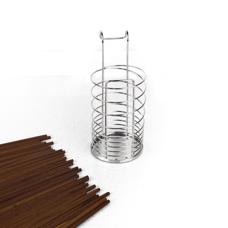 ( SHINRAI ) Giỏ Ống Đựng Đũa INOX SUS304 Cao Cấp