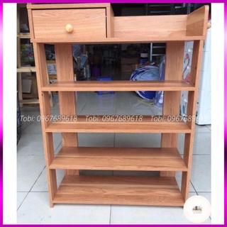 Kệ giầy gỗ đựng giày dép 5 tầng có ngăn kéo chất lượng cao