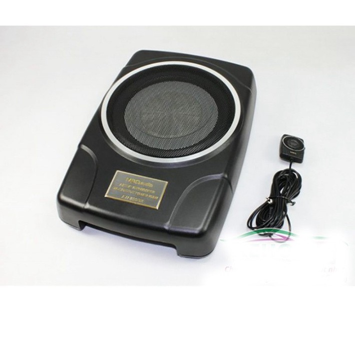 Loa Sub gầm ghế ô tô MBQ 8DR - Tem vàng, loa sub MBQ 8DR, loa siêu trầm ô tô