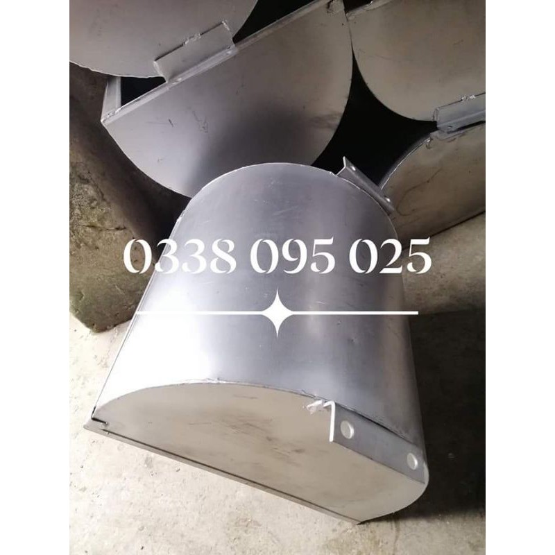 Máng lợn nái dạng lật  tai vuông inox