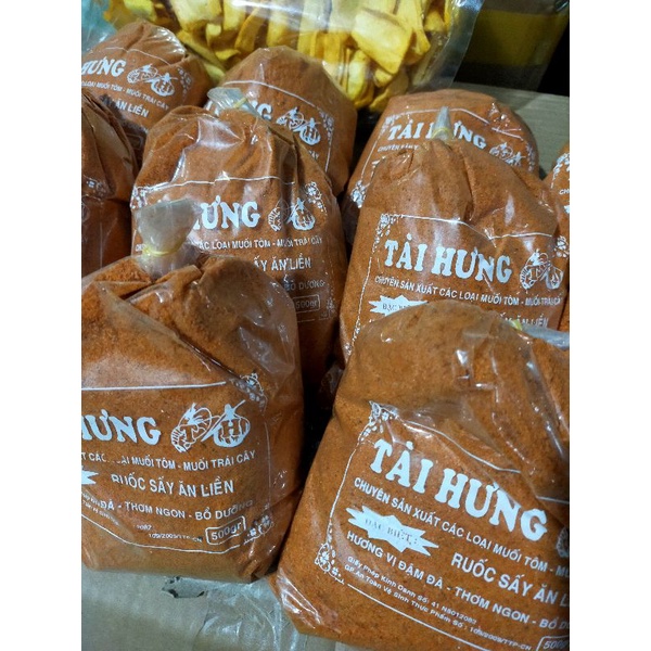 500g muối tôm tài hưng 35k