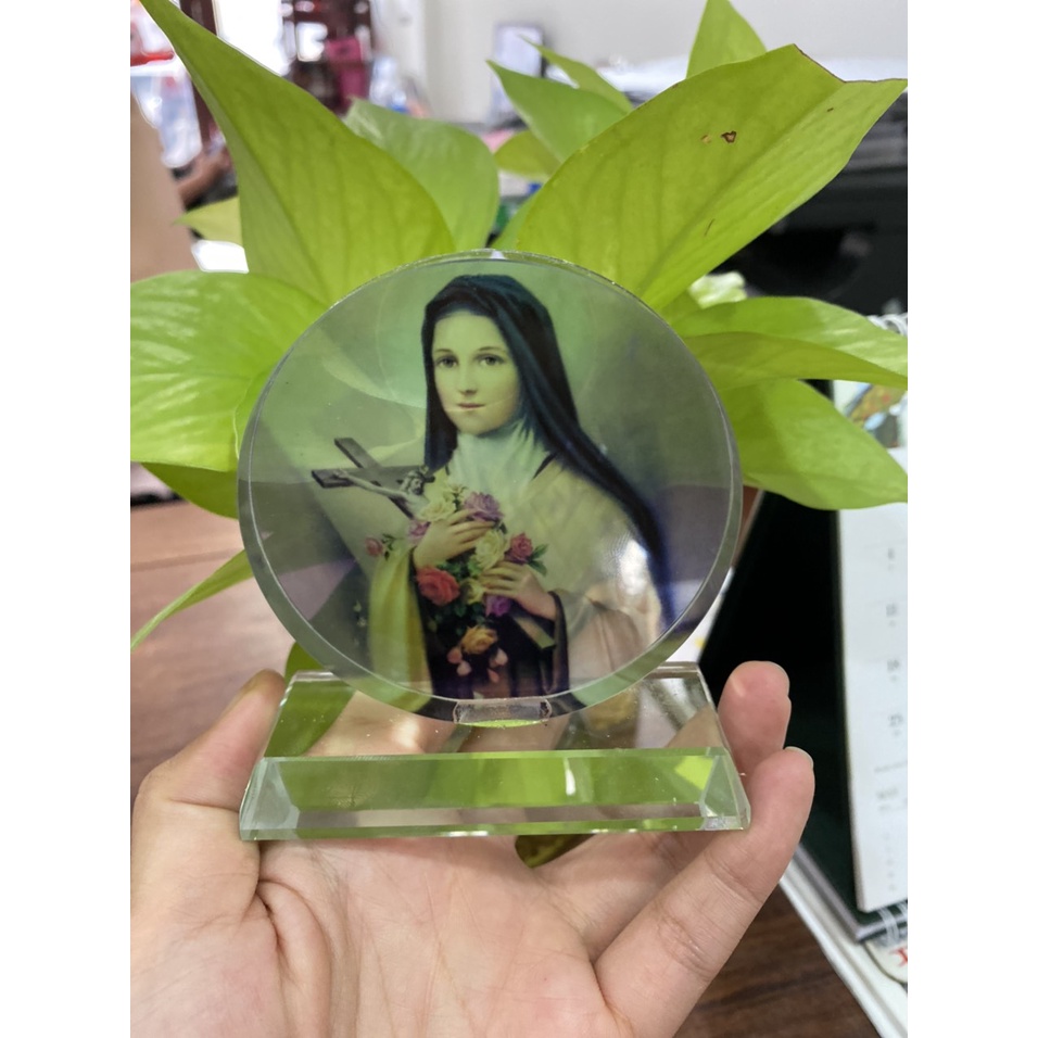 414. Tượng công giáo pha lê Thánh nữ Teresa