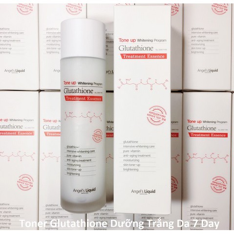 Nước thần 7Day Angel’s Liquid Tone Up Whitening Program Glutathione Treatment Essence 150ml