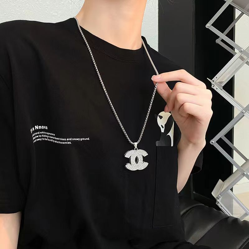 Vòng cổ dài YeYi đính đá phong cách hip hop thời trang thu đông cho nữ