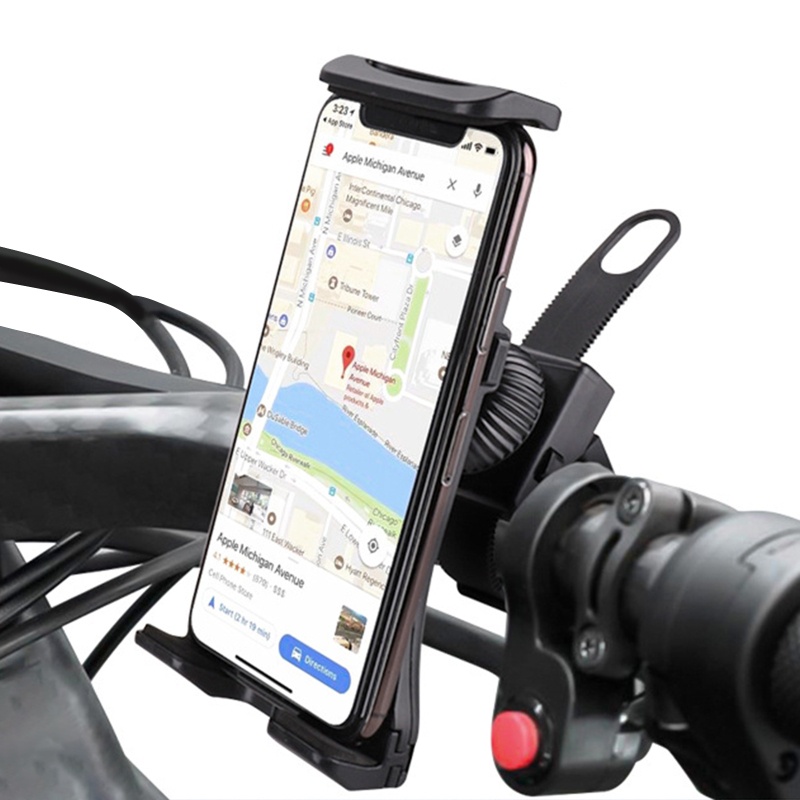 Giá Đỡ Điện Thoại / Máy Tính Bảng Kích Thước 4.7-11 inch Có Thể Điều Chỉnh Gắn Tay Lái Xe Đạp