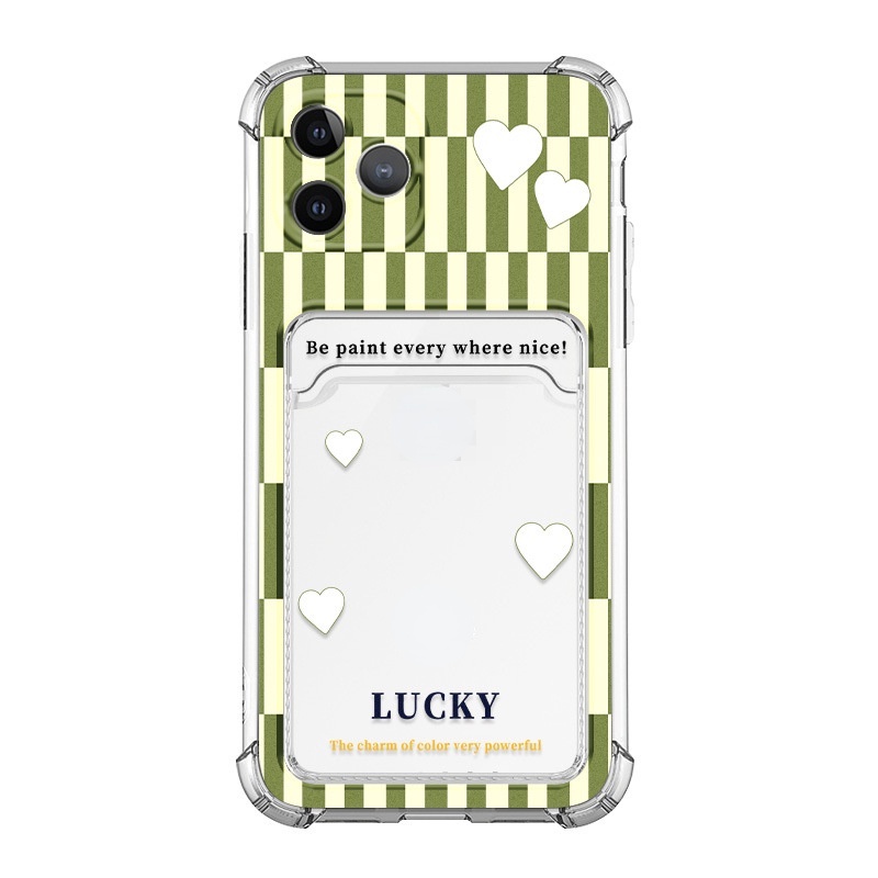Ốp lưng iphone Ốp điện thoại dẻo có ngăn đựng thẻ chống rơi dành cho iPhone 13 11promax/xr/xmax xs 13promax 7p/8p/13 Dinuo case