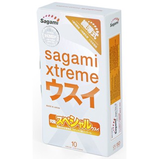 Bao cao su Sagami Superthin siêu mỏng hộp 10 bcs  - baconsoc