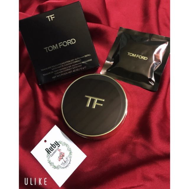 Phấn Nước / Cushion Tom Ford Traceless Touch Foundation Case Satin - Matte Cushion SPF 45 /PA++++ 2018