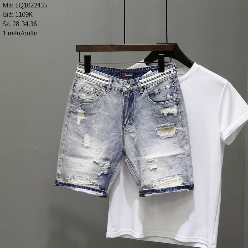 Quần Short , Quần Sọt Jean Nam Clend Fashion Chất Liệu Demin Co giãn Thoáng Mát Thời Trang Cao Cấp QE33 | BigBuy360 - bigbuy360.vn