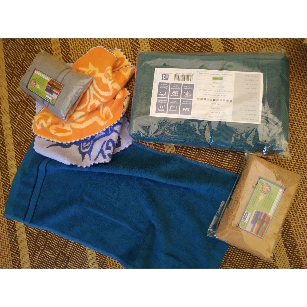 Khăn mặt cao cấp 100% cotton dày dặn thấm hút cực tốt không phai màu_Khăn lau mặt Hanoitex