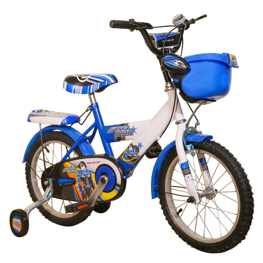 Xe đạp trẻ em Nhựa Chợ Lớn 16 inch - Cho Bé Từ 5 đến 7 Tuổi