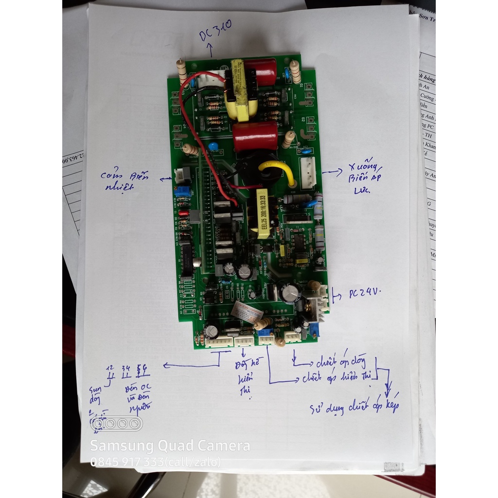 Bo trên ig 3 bo không sò cho máy hàn IGBT 3 bo