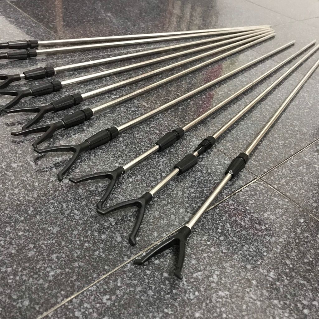 Chống cần câu máy, chống cần câu lục chữ Y, dài 1m5 thu gọn 80cm, dùng để chống cần câu lance câu lục