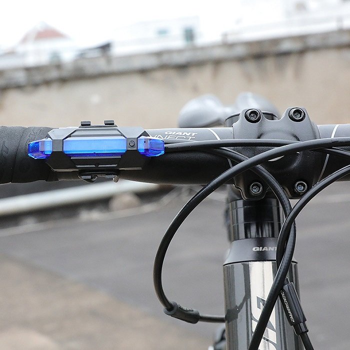 Đèn sau xe đạp, đèn hậu xe đạp nhiều chế độ sáng gắn đuôi xe chống nước tặng kèm dây xạc