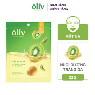  Mặt Nạ Ôliv giup nuôi dưỡng trắng da từ Dầu Oliu & Chiết Xuất Kiwi 22g