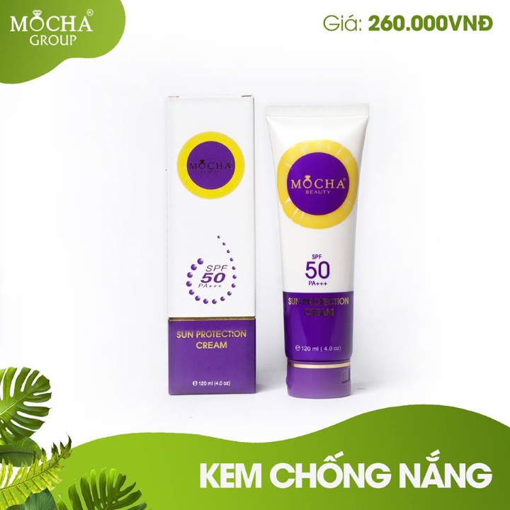 Kem chống nắng SPF 50 PA++ Mocha