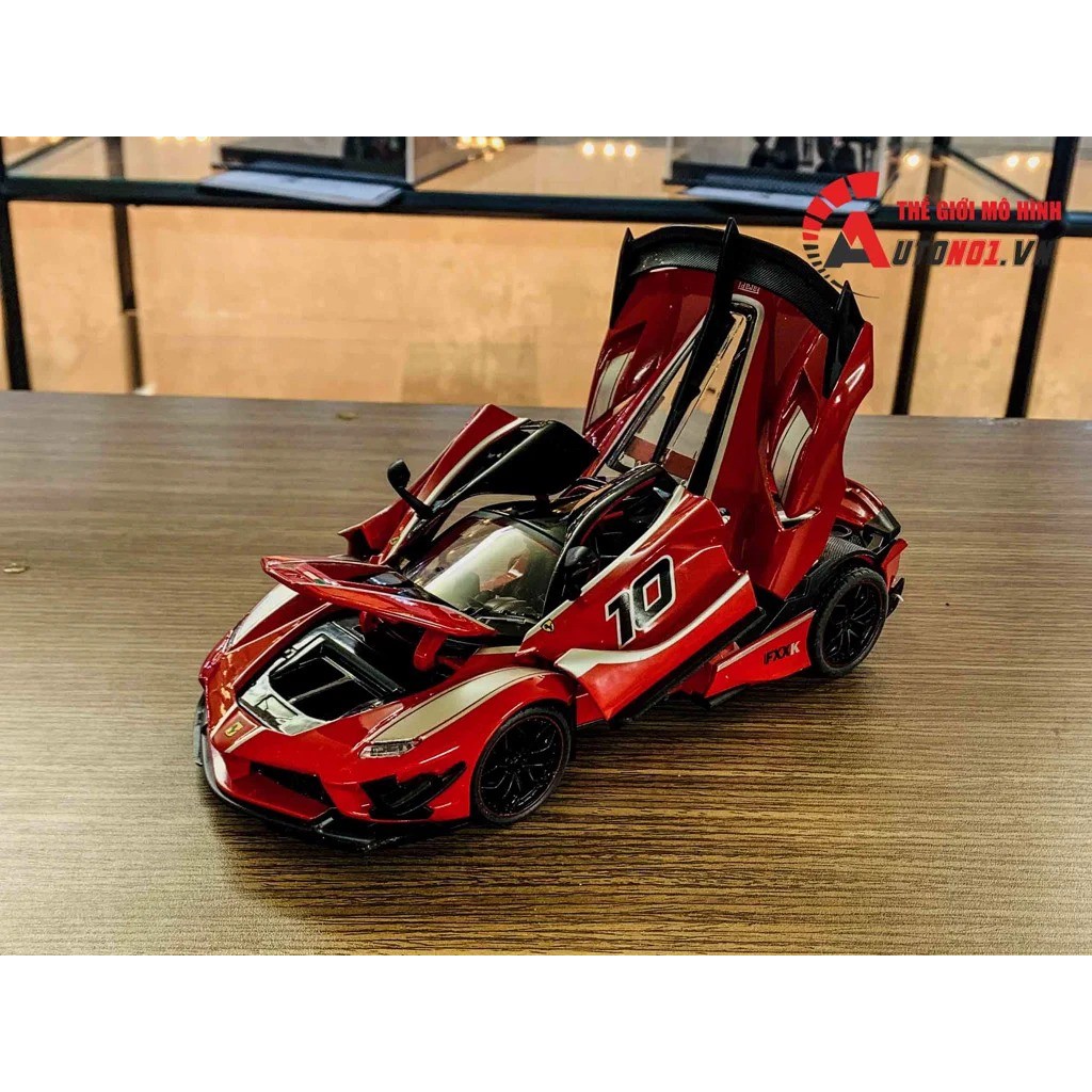 MÔ HÌNH XE FERRARI FXX K NO.10 1:24 HENGTENG MODEL 7426