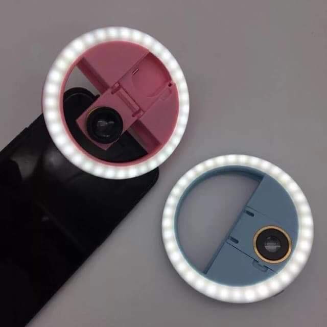 ĐÈN LED RING MINI TRỢ SÁNG LIVESTREAM KẸP ĐIỆN THOẠI | BigBuy360 - bigbuy360.vn