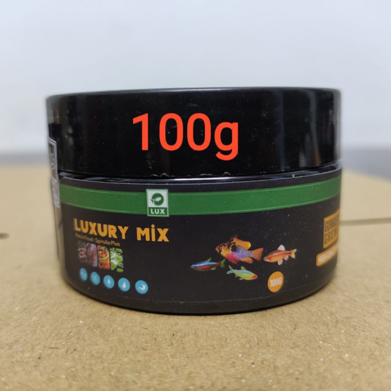 Thức ăn viên dán luxury mix bổ sung đầy đủ dinh dưỡng cho cá và tép