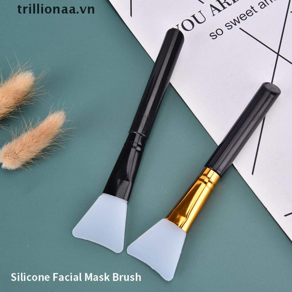 1 Cọ Đắp Mặt Nạ Silicon Gel Màu Đen DIY