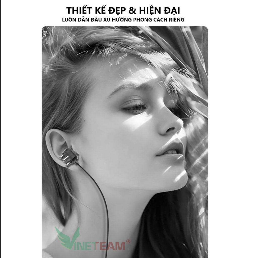 Tai Nghe Nhét Tai Chống ồn Gaming Vinetteam A6 Super Bass, Có Mic Đàm Thoại -Mẫu mới 2022 -4122