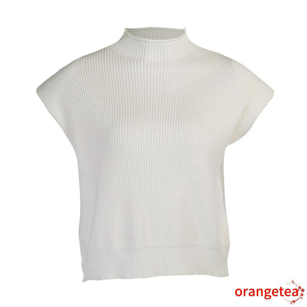 Áo Thun Nữ Ngắn Tay Cổ Cao Thời Trang