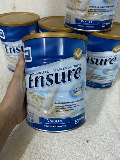 [HÀNG ÚC] Sữa Ensure Úc hương Vani 850gr