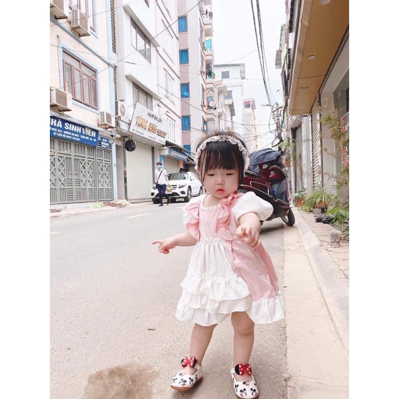 cài công chúa kèm mái giả( 6m-6 tuổi)