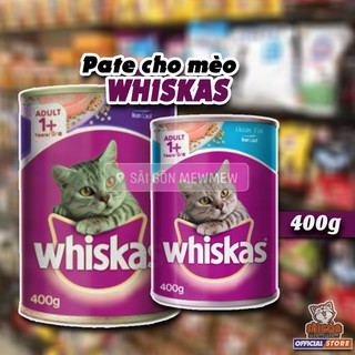 PATE LON WHISKAS CHO MÈO VỊ CÁ THU 400GR