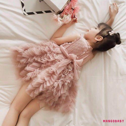 Đầm Xoè Tulle Cho Bé Gái