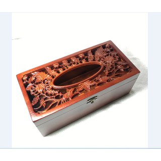 [SIZE ĐẠI] HỘP ĐỰNG GIẤY ĂN CÚC TRĨ GỖ HƯƠNG CỠ ĐẠI 26,5CM SIÊU ĐẸP (ẢNH THẬT)