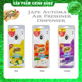Máy Xịt thơm phòng Tự Động Jape 300ml (Hương lavender, Hương hoa cỏ, Hương Vani, Hương chanh, Hương hoa Anh Thảo)