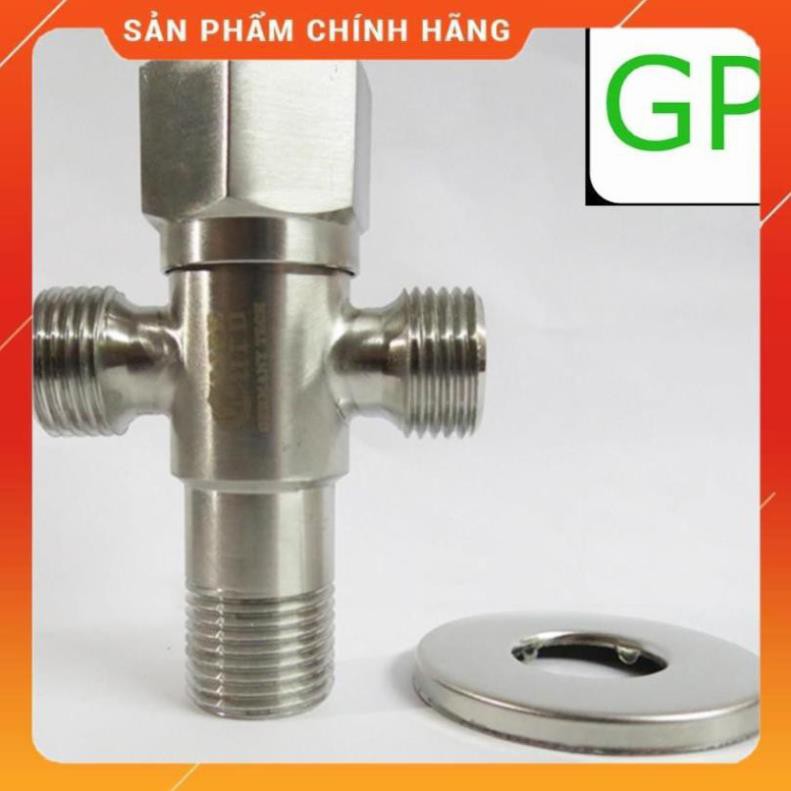 Van chia giảm áp, van chữ T, khóa 2 đường nước SUS 304, không gỉ sét