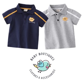 Áo Polo bé trai WELLKIDS in hình Space Dreams - xuất Âu , chất cotton thoáng mát