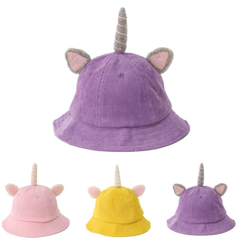 [TRẺ EM] Mũ Bucket maruko trẻ em nhiều mẫu ( Mũ mầm cây , mũ sừng Kỳ Lân Unicorn , mũ vịt con )