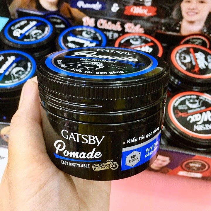 Wax Vuốt Tóc Gatsby Pomade 65g