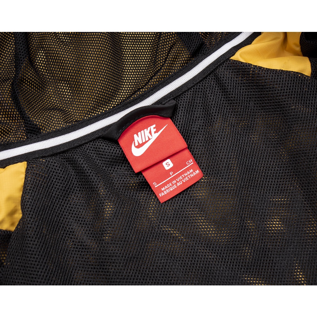 NIKE - Áo khoác thể thao nam nữ Nike Sportswear Men's Windrunner Jacket - Đen x Vàng