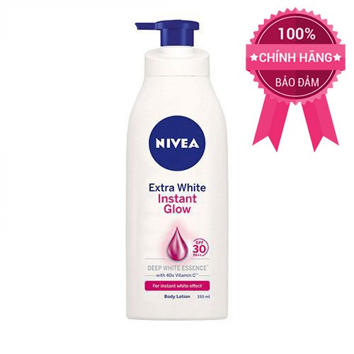 Sữa dưỡng thể sáng da tức thì Nivea Extra White Instant Glow SPF30 350ml