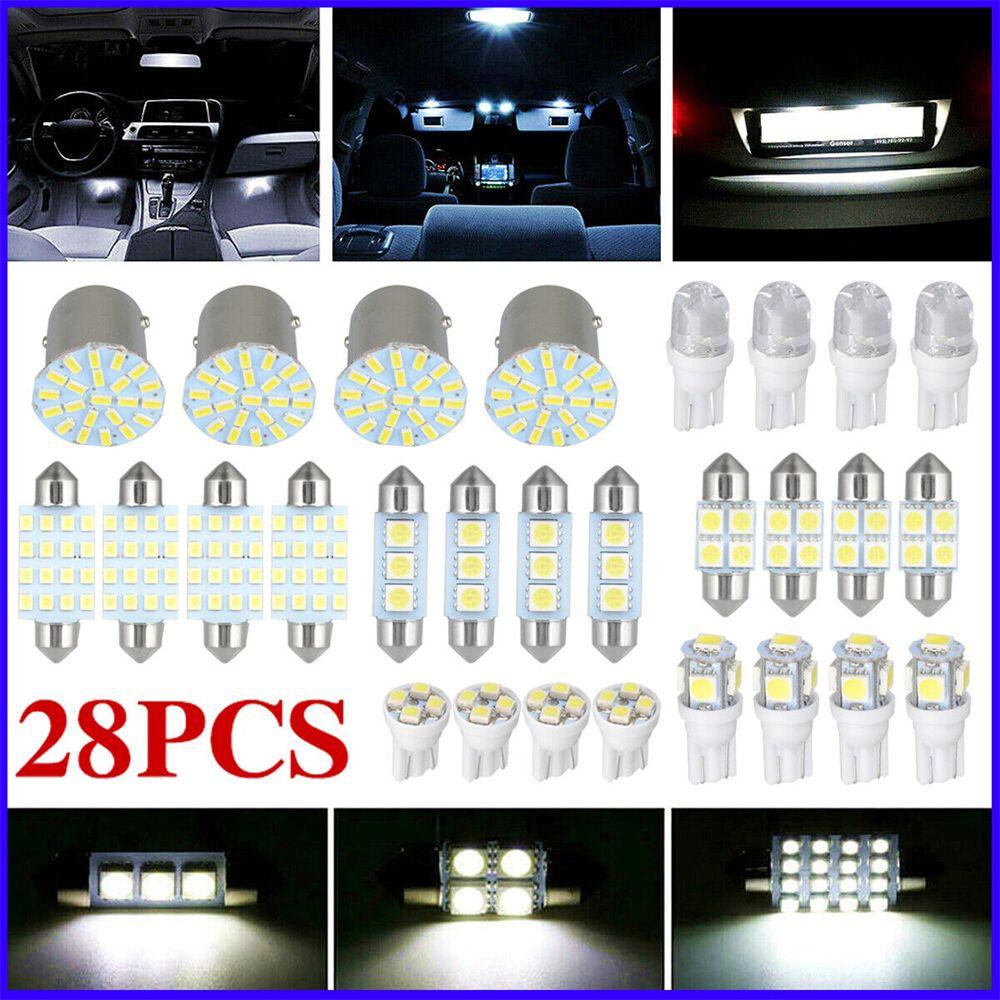 MYRONGVN Bộ 20 Đèn Led Cho Nội Thất Xe Hơi