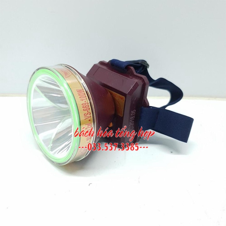 Đèn pin đội đầu chống nước, đèn đeo đầu siêu sáng KL 669