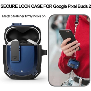 Vỏ bảo vệ hộp sạc tai nghe google pixel buds 2 có đèn led mặt nhám chống sốc cho nam và nữ